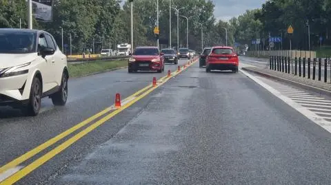 Nowe oznakowanie na Wisłostradzie
