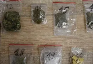 Narkotyki zabezpieczone przez policję 
