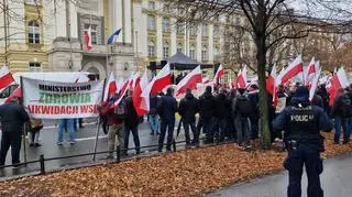 Protest plantatorów przed kancelarią premiera