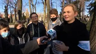 Do kwesty przyłączyły się posłanki Barbara Nowacka i Katarzyna Lubnauer 