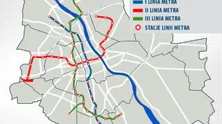 Propozycja poprowadzenia III linii metra