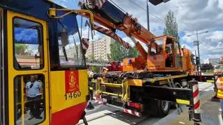 Ćwiczenia strażaków na pętli Stegny 