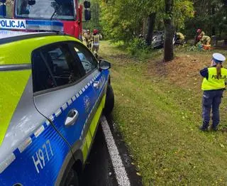 Wypadek w miejscowości Kamion