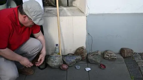 Protest przed budynkiem Nuncjatury Apostolskiej 