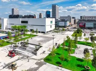Plac centralny prawie gotowy 
