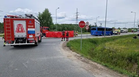Wypadek na drodze krajowej numer 50