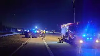 Wypadek na trasie S7 pod Piasecznem