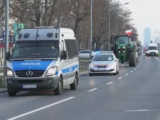 Rolnicy odjechali w asyście policji