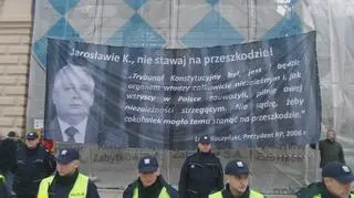 Zgromadzenie na Krakowskim Przedmieściu