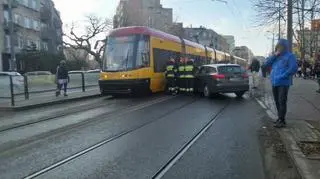 Kolizja z tramwajem