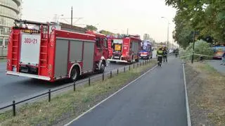 Wypadek autobusu przy Grójeckiej