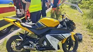 16-letni motocyklista stracił prawo jazdy