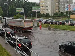 Oberwanie chmury w Warszawie 