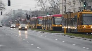 Awaria tramwajowa na ul. Grochowskiej