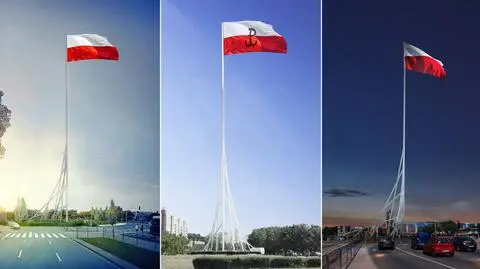 Maszt Wolności stanie na rondzie Radosława. "Najwyższy w Polsce"