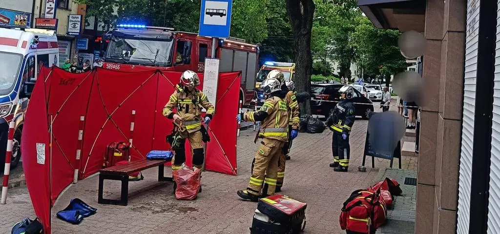 Wybuch w barze, jedna osoba poszkodowana
