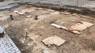The walls of the old Infant Jesus Hospital in Warsaw