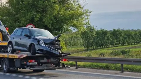 Czołowe zderzenie pod Góra Kalwarią