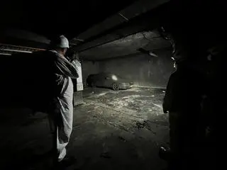 Wnętrza budynku w Ząbkach