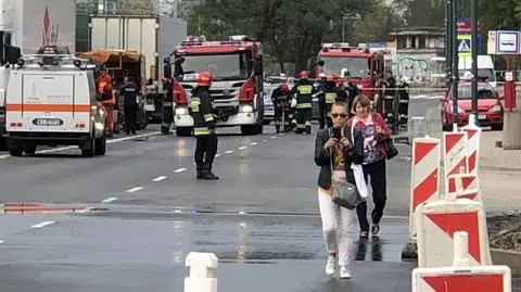 Ewakuacja przedszkola w Ursusie. Koparka uszkodziła gazociąg