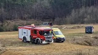 Wypadek na torze motocrossowym