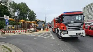 Do zdarzenia doszło w pobliżu stacji metra Pole Mokotowskie 