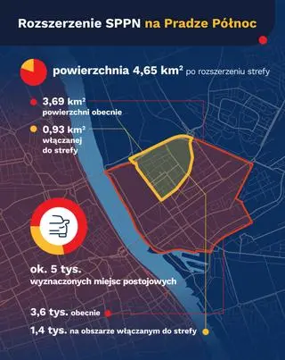 Poszerzenie strefy płatnego parkowania na Pradze Północ