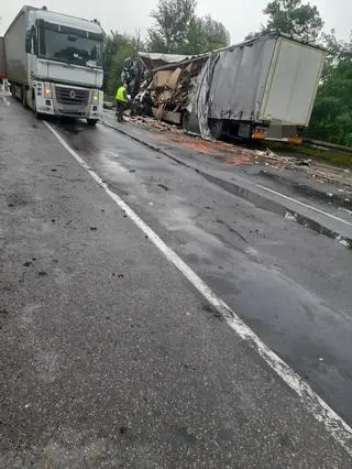 Kolizja na obwodnicy Karczewa