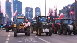 Protest rolników w Warszawie