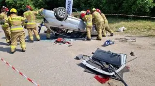 Strażacy z całej Polski ćwiczyli pod Warszawą 