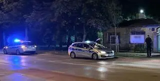 Interwencja policji na Markowskiej