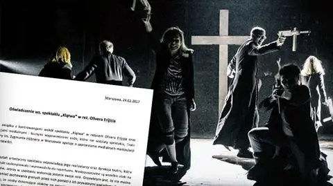 "W spektaklu nikt nie nawołuje do popełnienia zabójstwa"