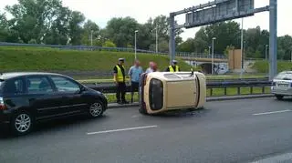 Wypadek na Wale Miedzeszyńskim