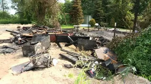 Pożar domku letniskowego. "Nie było szans, by kogoś uratować" 