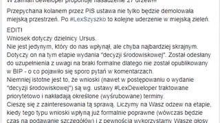 Michał Olszewski na FB