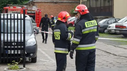 Znaleźli granat podczas pożaru