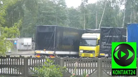 Nielegalna baza TIR-ów w Rembertowie
