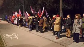 Protest przed KPRM