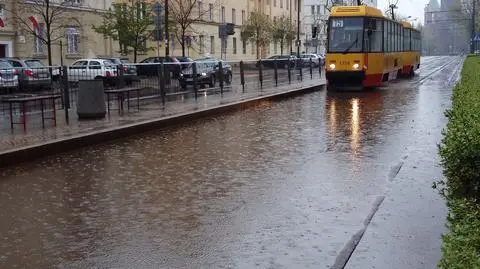 Utrudnienia po opadach na Ochocie