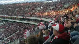 Stadion Narodowy w czasie meczu Polska - Anglia