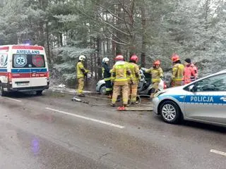 Wypadek w miejscowości Głusk