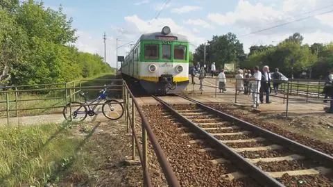 Pociąg śmiertelnie potrącił mężczyznę