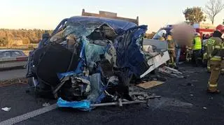 Na dk7 pod Płońskiem doszło do tragicznego wypadku