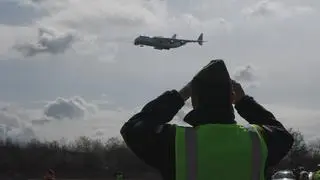 Lądowanie samolotu An-225 na Okęciu