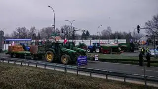 Rolnicy w miejscowości Jabłonna