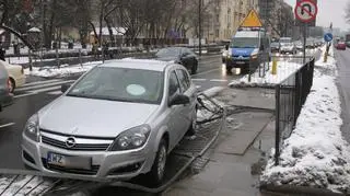 Potrącenie na Wawelskiej