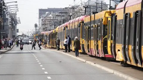 Pięć tramwajów zepsuło się w Alejach Jerozolimskich