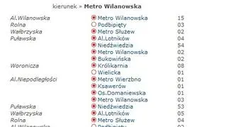 Prawidłowy rozkład jazdy