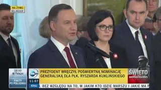 Andrzej Duda wręczył odznaczenia