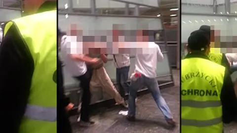 Bójka na Centralnym. Ochrona nie reaguje